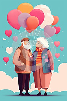 Generative AI Senior Married Couple Sparetime-