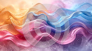 Generative AI SOFT GRADIENT BACKGROUND, COLORFUL PASTEL DESIGN business concept.