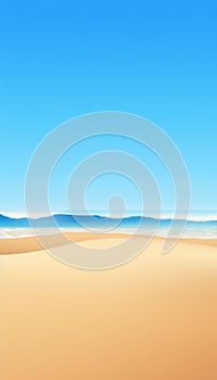 Summer background waves with white foam blue ocean 1690445522610 6