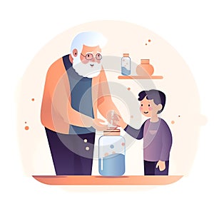 Generative AI Tiny Homeopathist Doctor Character- photo