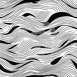 Generative AI Topographic Map Seamless Pattern-