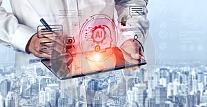 Generative AI user interface for creating content and chatbot conversations. Fermion