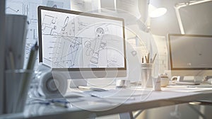 Generative AI UX website design wireframe Sketch prototype framework layout future design project UI UX  user inte