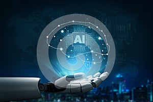 A generative AI visualizing its own deep learning neural network structure. Fermion