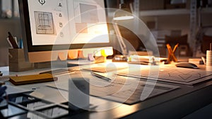 Generative AI Website Creative planning application developer draft sketch drawing template layout prototype frame