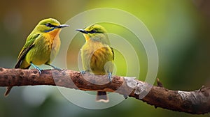 Yelloweyed_Babbler_birds_rest_on_a_branch_1690599625713_4 photo