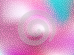 Generative algorithm psychedelic background. Reaction-diffusion or turing pattern formation.