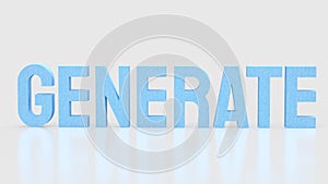 Generative Artificial Intelligence Concept for Digital Creation 3d render