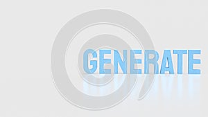 Generative Artificial Intelligence Concept for Digital Creation 3d render