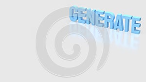 Generative Artificial Intelligence Concept for Digital Creation 3d render