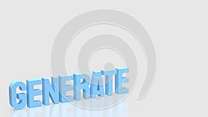 Generative Artificial Intelligence Concept for Digital Creation 3d render