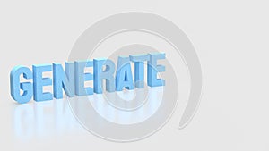 Generative Artificial Intelligence Concept for Digital Creation 3d render