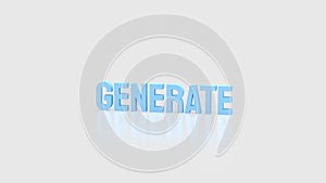 Generative Artificial Intelligence Concept for Digital Creation 3d render