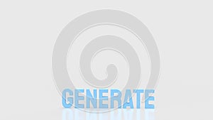 Generative Artificial Intelligence Concept for Digital Creation 3d render