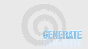 Generative Artificial Intelligence Concept for Digital Creation 3d render