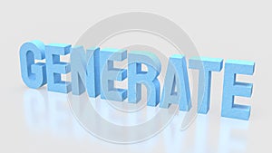 Generative Artificial Intelligence Concept for Digital Creation 3d render