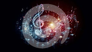 Generative Sound Sculpture, AI generated image