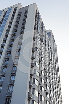 Generic apartment building in Ulyanovsk, Russia. Residential architecture