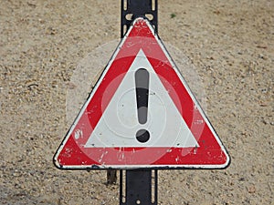 Generic danger sign