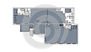 Generic floorplan for office or home space