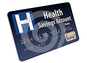 This is a generic health savings account HSA debit card.