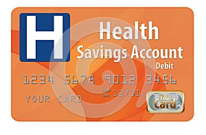 This is a generic health savings account HSA debit card.