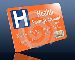 This is a generic health savings account HSA debit card.