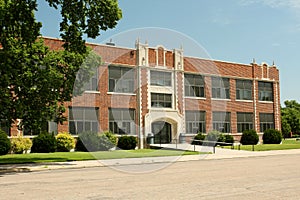 Generic High School Building Exterior Facade photo