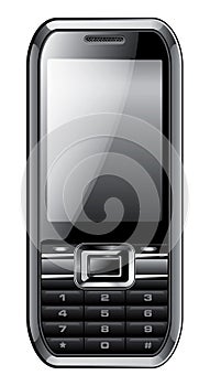 Generic phone illustration vintage old