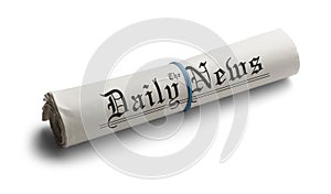 Generic Rolled Up Newspaper photo