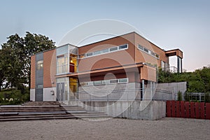 Generic small business building exterior