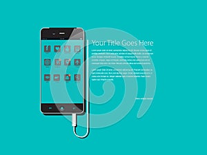 Generic Smartphone Charging design template
