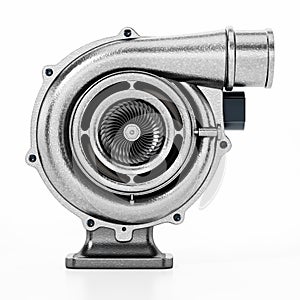 Generic turbo isolated on white background. 3D illustration