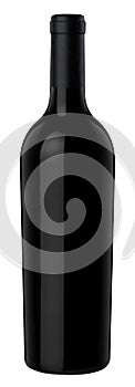 Generic Wine Bottle blank photo