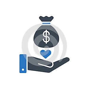 Generous Contribution Icon