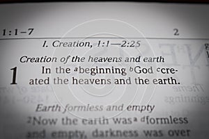 Genesis 1:1 In the beginning