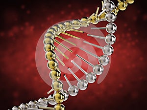 Genetic engineeering concept