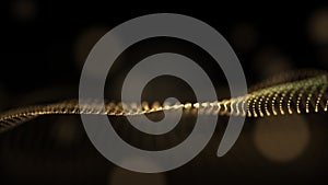 Genetic engineering and digital technology concept.