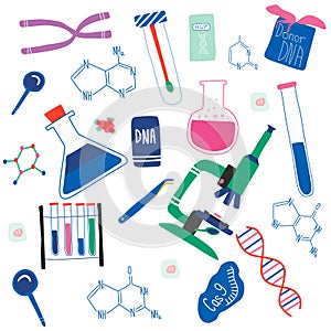 Genetic engineering and genome or gene sequencing set of isolated elements