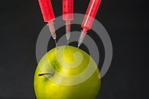 Genetic manipulation with an apple