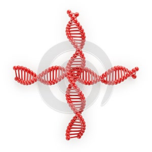 Genetics healthcare symbol