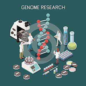 Genetics Isometric Composition