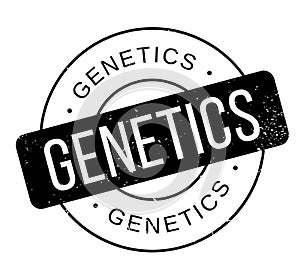 Genetics rubber stamp