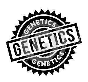 Genetics rubber stamp