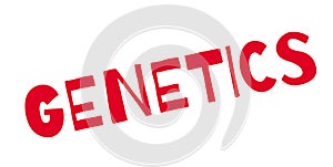 Genetics rubber stamp