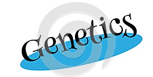 Genetics rubber stamp