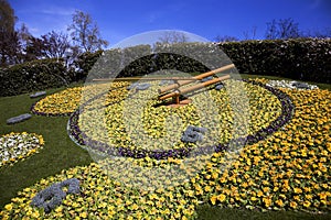 Geneva flower clock