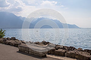 Geneva lake panorama, Switzerland