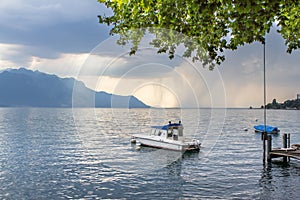 Geneva lake panorama, Switzerland