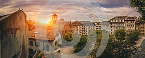 Geneva Old City Skyline View,  Switzerland